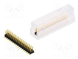 Connector: pin strips; pin header; male; PIN: 34; 2.54mm; SMT; 2x17