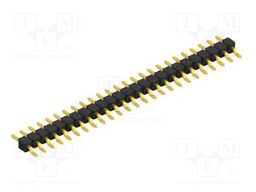 Connector: pin strips; pin header; male; PIN: 25; 2.54mm; SMT; 1x25