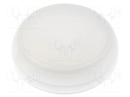 Lamp lens; 22mm; RMQ-Titan; Colour: white