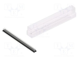 Connector: pin strips; pin header; male; PIN: 62; 2.54mm; SMT; 2x31
