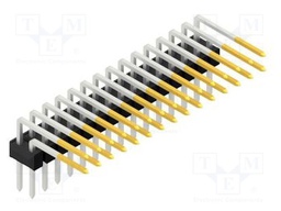 Connector: pin strips; pin header; male; PIN: 30; 2.54mm; THT; 2x15