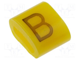 Markers for cables and wires; Label symbol: B; 1.1÷2.5mm; H: 3mm