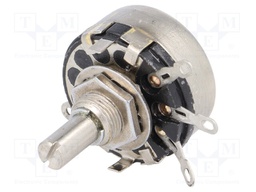 Potentiometer: shaft; single turn; 15kΩ; 2W; ±20%; soldered; 6mm