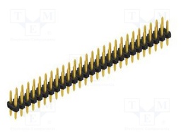 Connector: pin strips; pin header; male; PIN: 54; 2mm; THT; 2x27