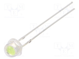 LED; 4.8mm; blue (ice blue); 5800÷7000mcd; 11÷13lm; 100°; 7.8÷9.5V