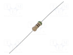 Resistor: carbon film; THT; 50Ω; 500mW; ±5%; Ø3.5x10mm; axial