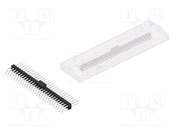 Connector: pin strips; pin header; male; PIN: 56; 2.54mm; SMT; 2x28