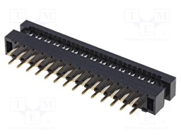 IDC transition; PIN: 28; THT; for ribbon cable; 1mm; Layout: 2x14