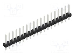 Connector: pin strips; pin header; male; PIN: 19; 2.54mm; THT; 1x19