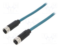 Cable: for sensors/automation; PIN: 8; female; X code-ProfiNET