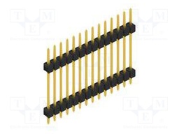 Connector: pin strips; pin header; male; PIN: 14; 2.54mm; THT; 1x14