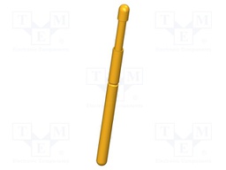 Needle-like test probe; Operational spring compression: 2.4mm