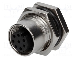 Socket; M12; PIN: 8; female; A code-DeviceNet / CANopen; soldering