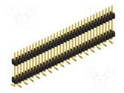 Connector: pin strips; pin header; male; PIN: 33; 1.27mm; SMT; 1x33