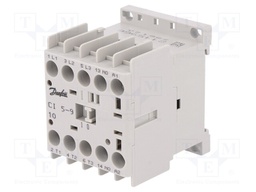 Contactor: 3-pole; NO x3; Auxiliary contacts: NO; 24VDC; 8.5A; CI 5