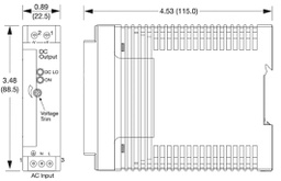 Power supply: switched-mode; 5W; 12VDC; 10.8÷13.8VDC; 420mA; 150g