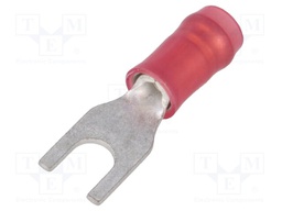 Fork terminal; M3,5; Ø: 3.68mm; 0.3÷1.42mm2; crimped; for cable