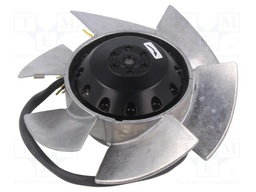Fan: AC; axial; 230/400VAC; Ø170x64.5mm; ball; 2750rpm; IP44; black