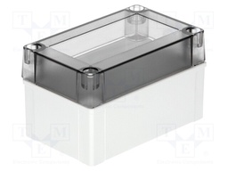 Enclosure: multipurpose; X: 80mm; Y: 130mm; Z: 75mm; MNX; grey; IK08