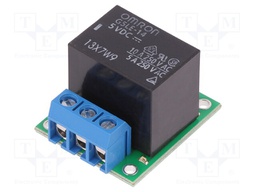 Module: relay; Channels: 1; 5VDC; max.250VAC; 10A; pin strips,screw