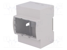 Enclosure: for computer; Raspberry Pi B+; ABS; grey; X: 71.3mm