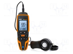 Light meter; 0,01÷400klx; 3%; -5÷40°C; 190x65x45mm