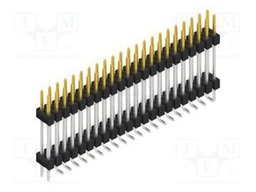 Connector: pin strips; pin header; male; PIN: 44; 2.54mm; SMT; 2x22
