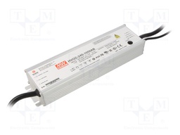 Power supply: switched-mode; LED; 240W; 114.3÷228.6VDC; IP65; 93%