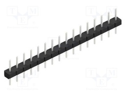 Connector: pin strips; pin header; male; PIN: 16; 2.54mm; THT; 1x16