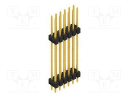 Connector: pin strips; pin header; male; PIN: 12; 2.54mm; THT; 2x6