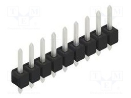 Connector: pin strips; pin header; male; PIN: 9; 2.54mm; THT; 1x9