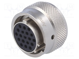 Connector: circular; Series: RT360; plug; female; for cable; PIN: 19