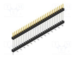 Connector: pin strips; pin header; male; PIN: 30; 2.54mm; SMT; 1x30