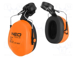 Ear defenders; Attenuation level: 29dB; protective helmet