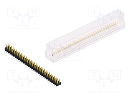 Connector: pin strips; pin header; male; PIN: 64; 2.54mm; SMT; 2x32