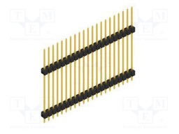 Connector: pin strips; pin header; male; PIN: 21; 2.54mm; THT; 1x21