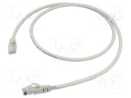 Patch cord; U/UTP; Cat: 6; RJ45 plug,both sides; stranded; Cu; 1m