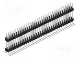 Connector: pin strips; pin header; male; PIN: 72; 1.27mm; SMT; 2x36
