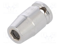 Holders for screwdriver bits; Socket: 3/8"; Overall len: 30mm