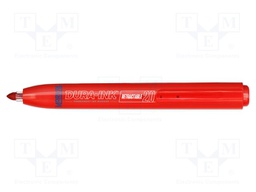 Marker: permanent marker; red; Dura-Ink 20; Tip: round