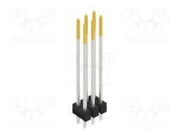 Connector: pin strips; pin header; male; PIN: 6; 2.54mm; THT; 2x3