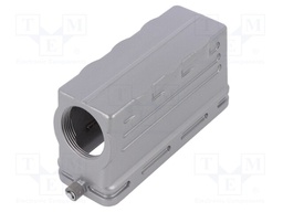 Enclosure: for HDC connectors; C146; size E24; for cable; angled