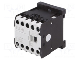 Contactor: 3-pole; NO x3; Auxiliary contacts: NC; 24VDC; 8.8A; DIN