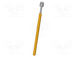 Test needle; Operational spring compression: 4mm; 5A; Ø: 2.5mm