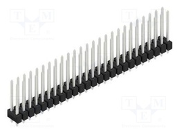 Connector: pin strips; pin header; male; PIN: 50; 2.54mm; THT; 2x25