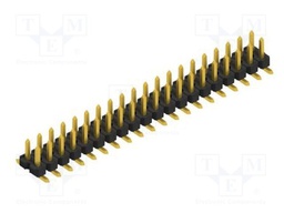 Connector: pin strips; pin header; male; PIN: 40; 2.54mm; SMT; 2x20