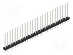 Connector: pin strips; pin header; male; PIN: 26; 2.54mm; THT; 1x26