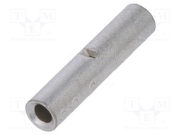 Butt splice; 0.25÷0.75mm2; crimped; for cable; non-insulated