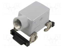 Enclosure: for HDC connectors; C-TYPE; size 66.40; Gland holes: 1
