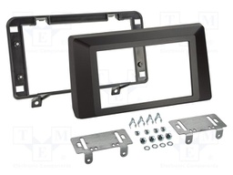 Radio frame; Dacia; 2 DIN; black